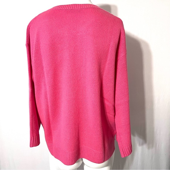 Valentino VGOLD CASHMERE SWEATER S Pink Cashmere - Picture 2 of 8